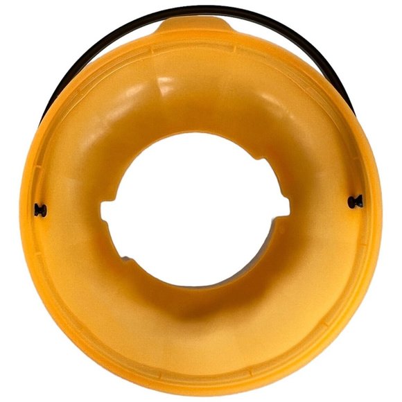 1986 McDonalds Halloween Bucket Orange Pumpkin Happy Meal Pail Hard To Find Face - Picture 8 of 9